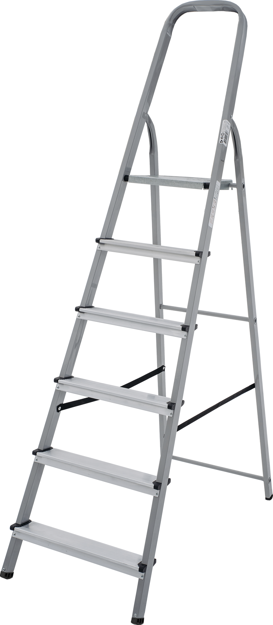 Стремянка стальная с алюминиевыми ступенями NV1130 | 6 | Артикул: 1130106