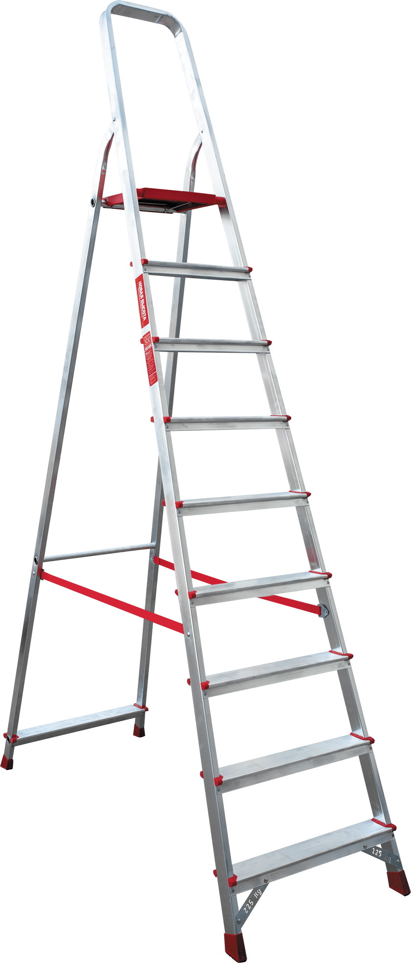 Профессиональная алюминиевая стремянка NV3110 | 9 | Артикул: 3110109