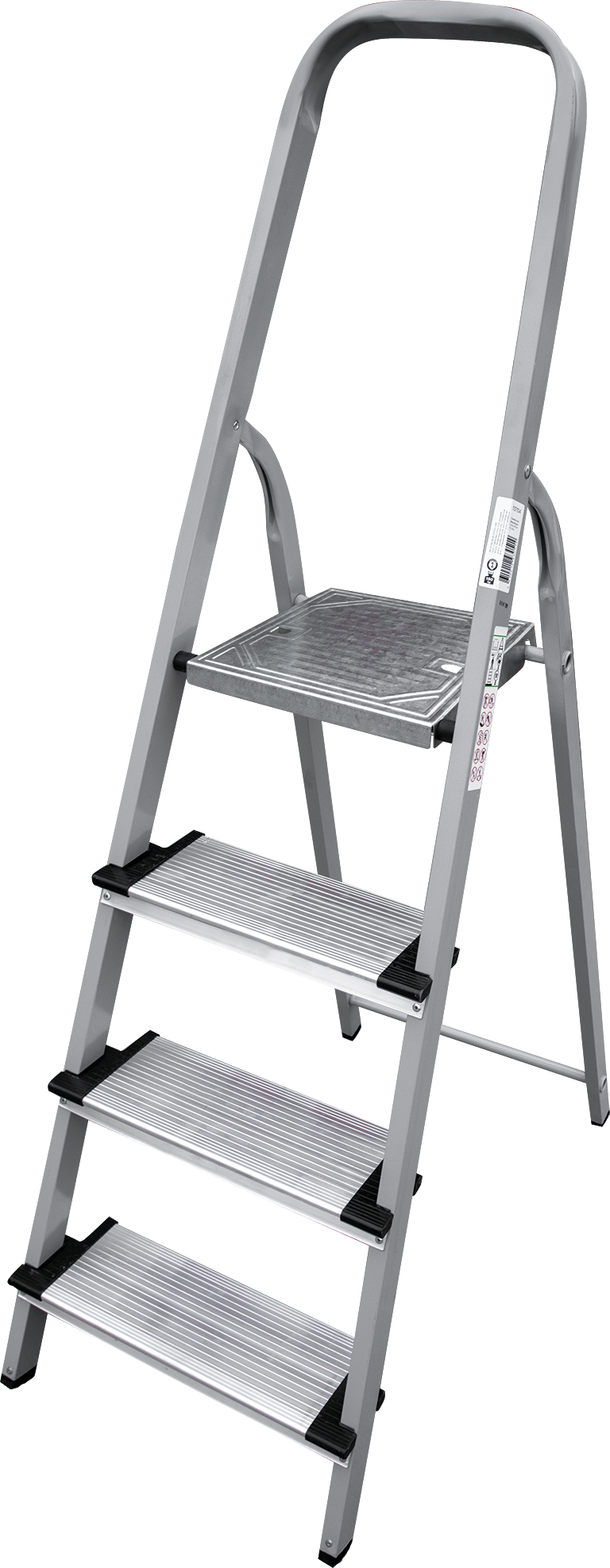 Стремянка стальная с алюминиевыми ступенями 130 мм NV1137 | 4 | Артикул: 1137104