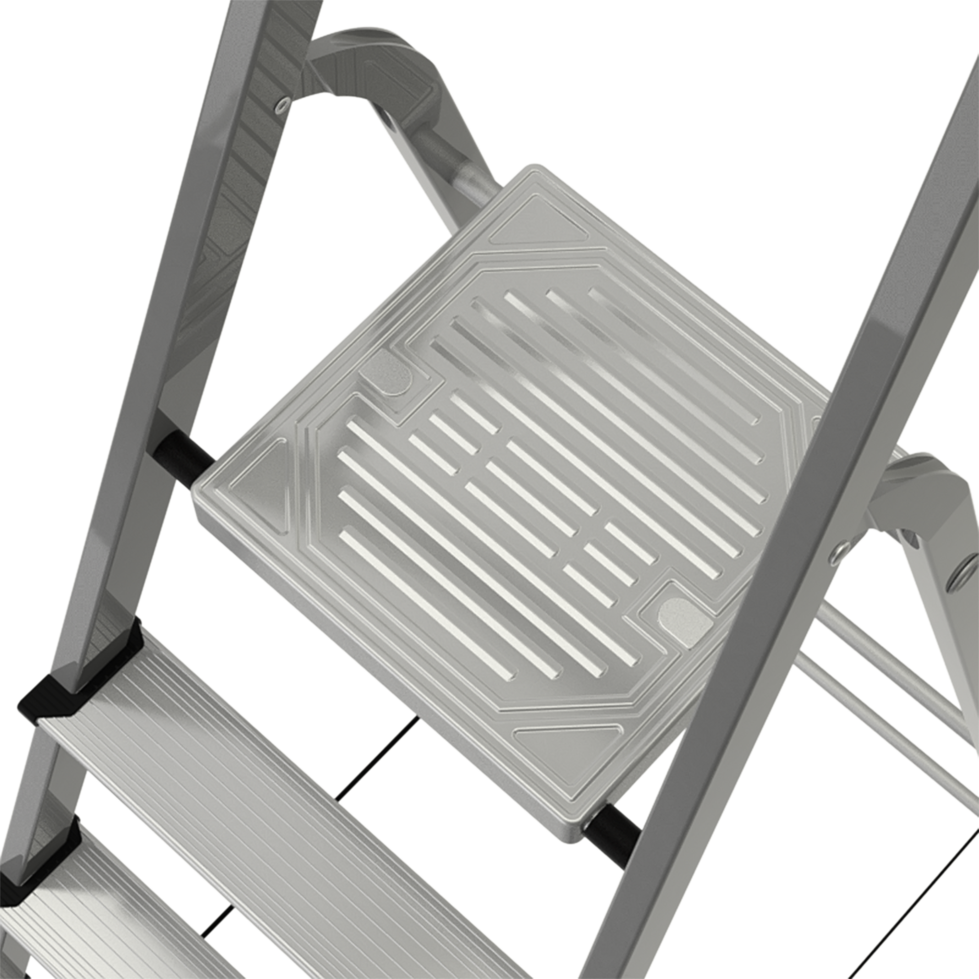 Стремянка стальная с алюминиевыми ступенями и органайзером NV1135 | 8 | Артикул: 1135108