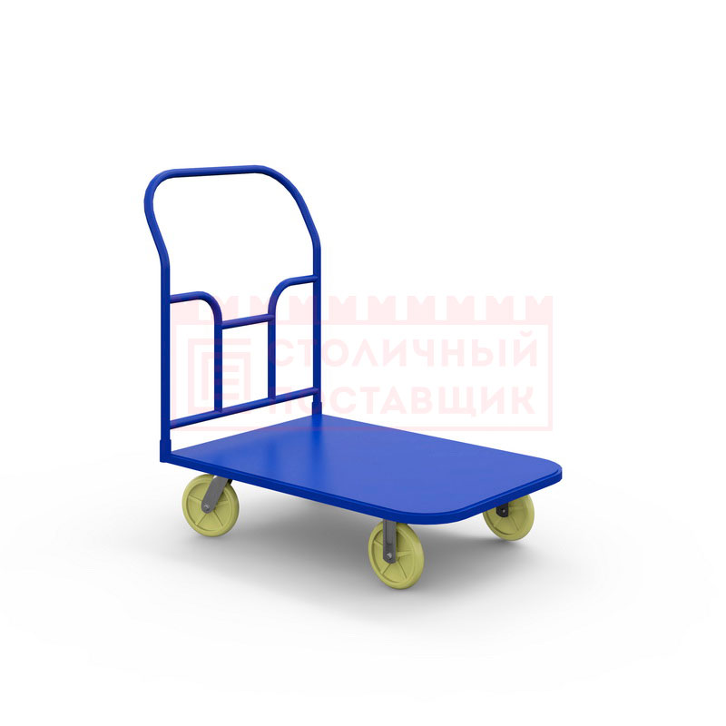 Платформенная тележка ТПТ (800 кг, 600х1000 мм, колеса полипропилен 150 мм)