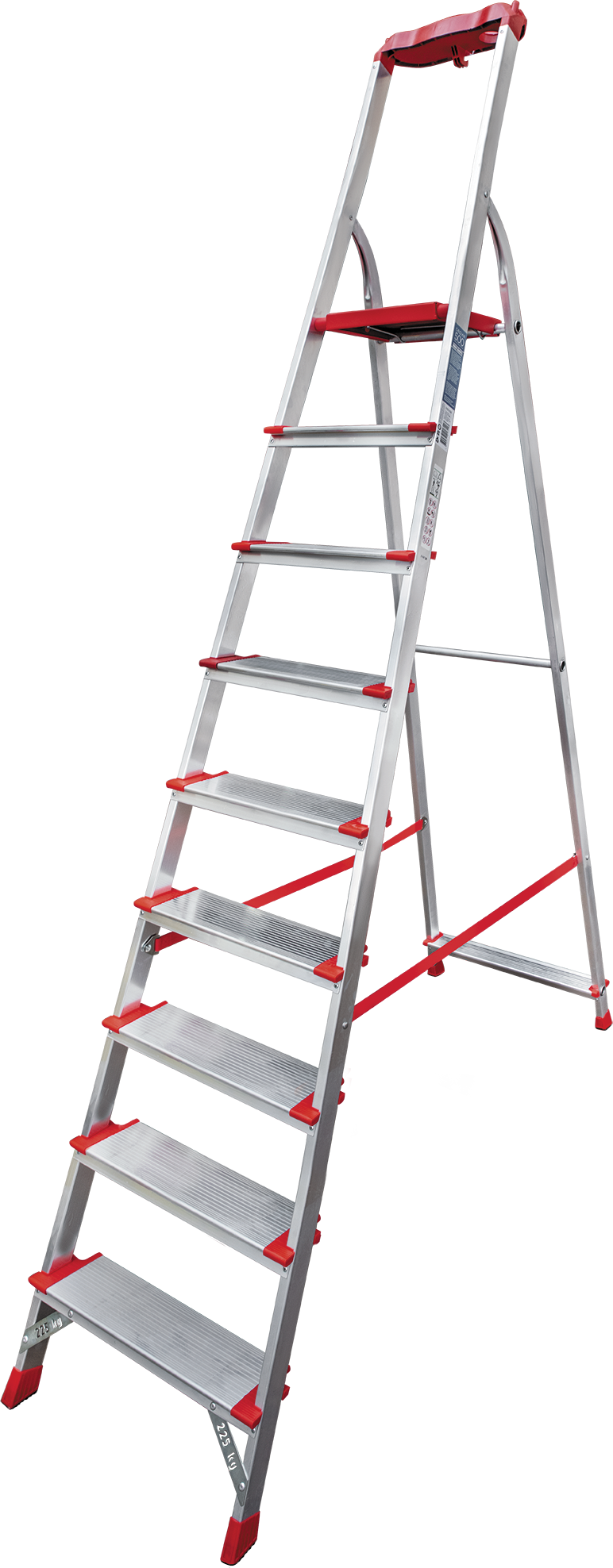 Индустриальная алюминиевая стремянка с органайзером NV5150 | 1×9 | Артикул: 5150109