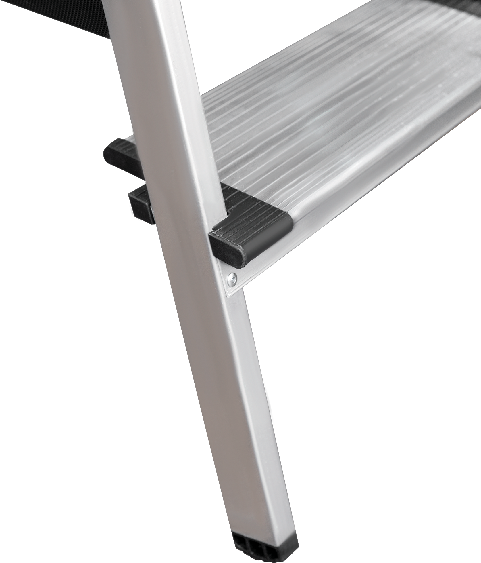 Стремянка алюминиевая двухсторонняя со ступенями 130 мм и площадкой 350х260 мм NV1127 | 2×7 | Артикул: 1127207