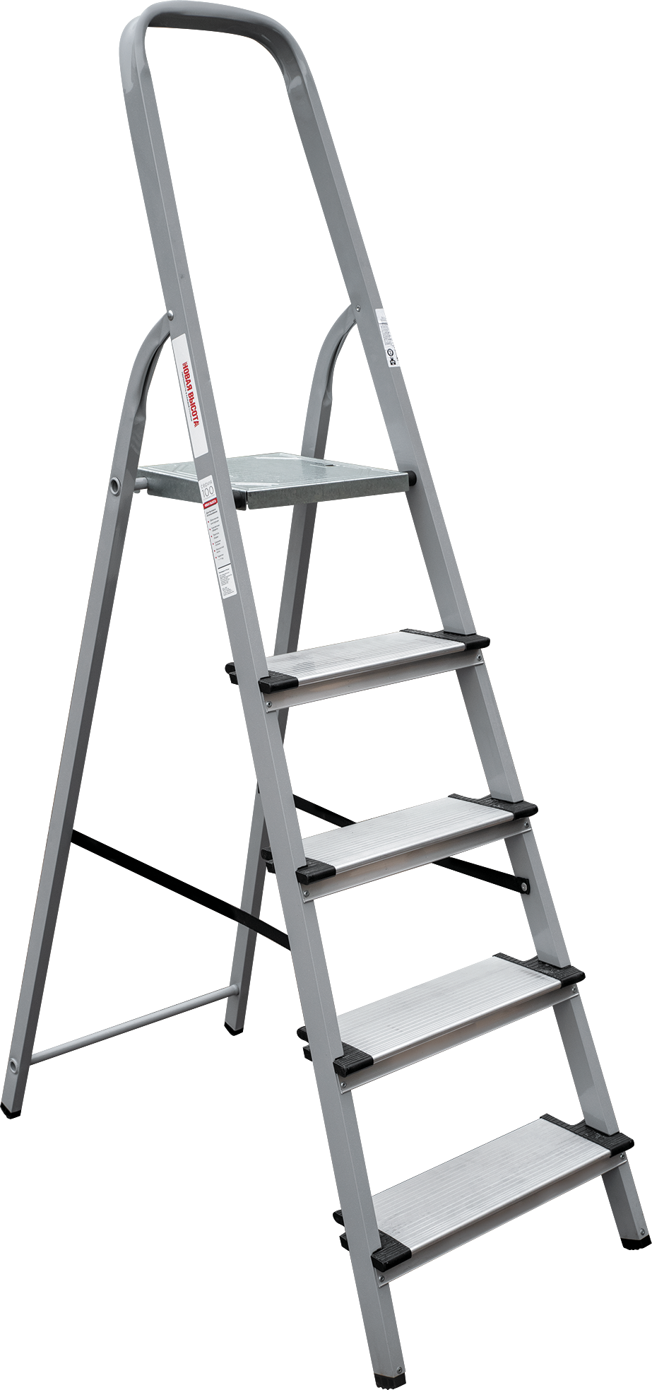 Стремянка стальная с алюминиевыми ступенями 130 мм NV1137 | 5 | Артикул: 1137105