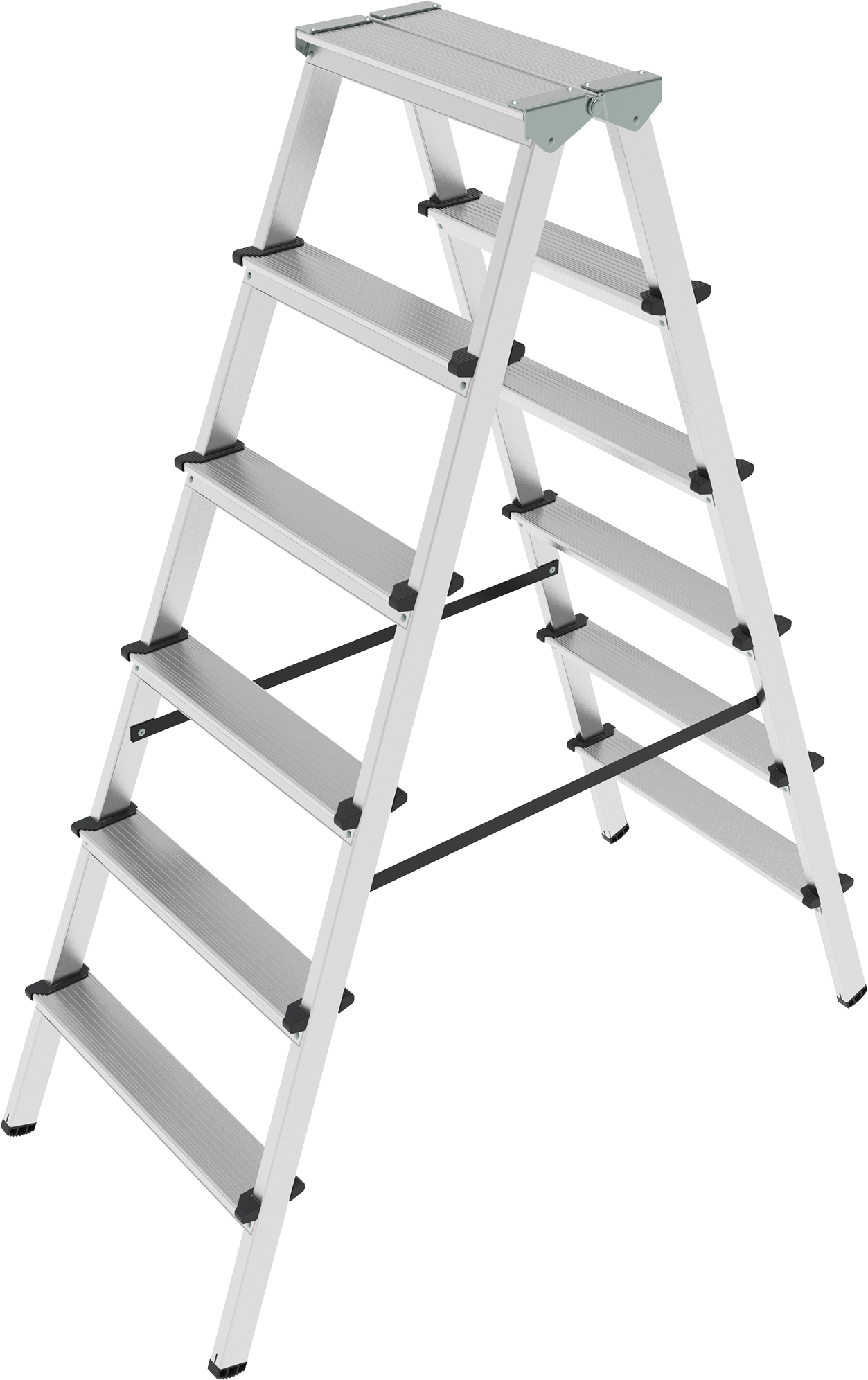 Стремянка алюминиевая двухсторонняя NV1120 | 2×6 | Артикул: 1120206